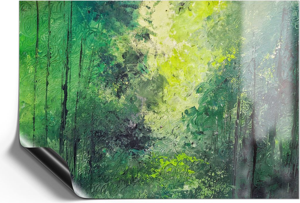 DEQORI Magnetmatte Universal 30x21 cm (A4) 'Grüner Zauber' Magnetfolie Kalender Planer