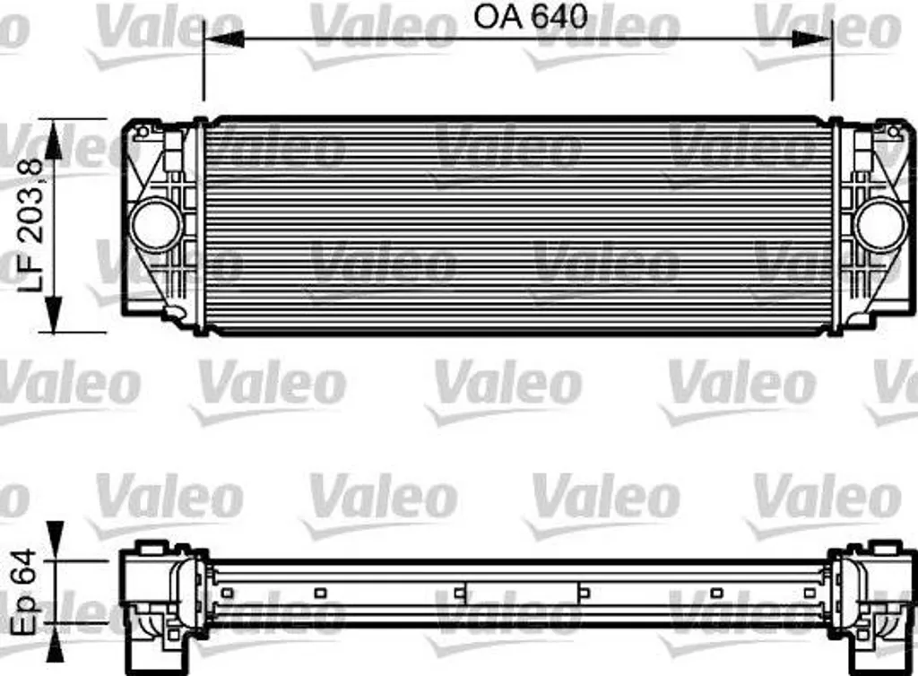 Intercooler Valeo 818732 Haute Résistance - Équivalent OE A9065010301