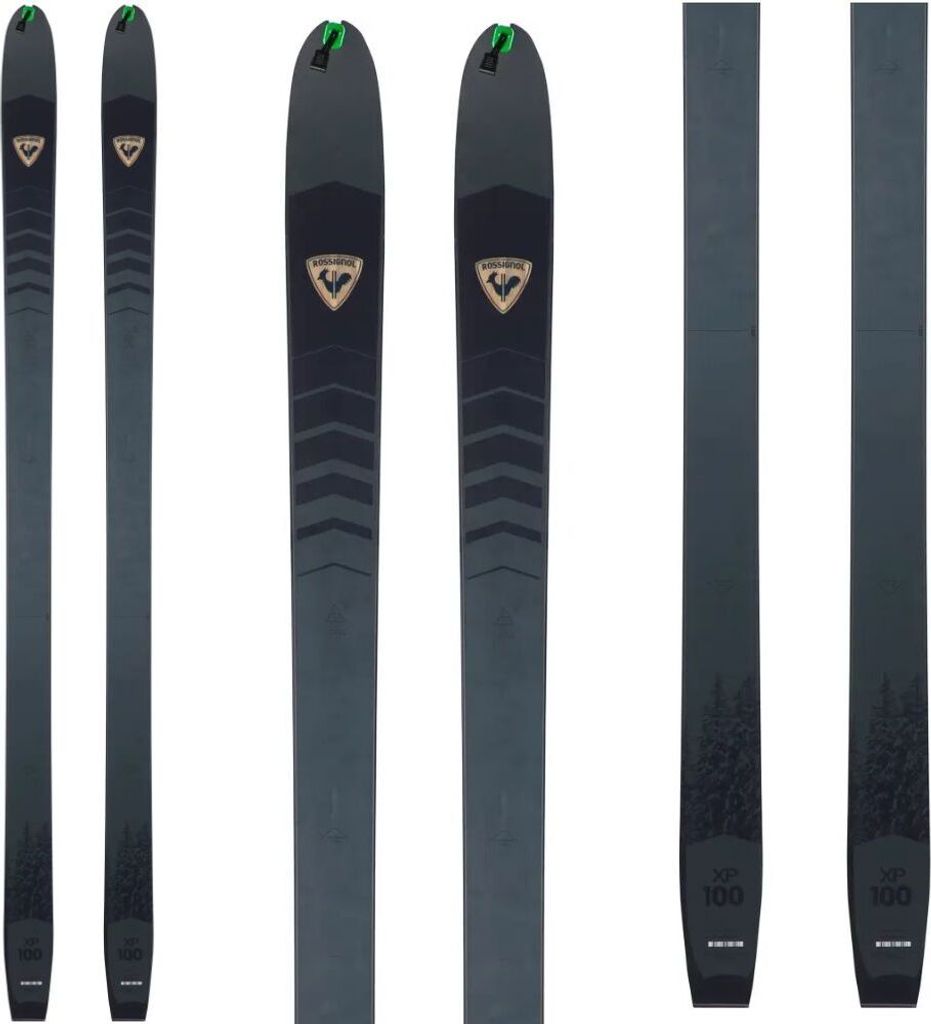 Backcountry-Ski ROSSIGNOL XP 100 Positrack Schwarz 160 cm 40-50 kg