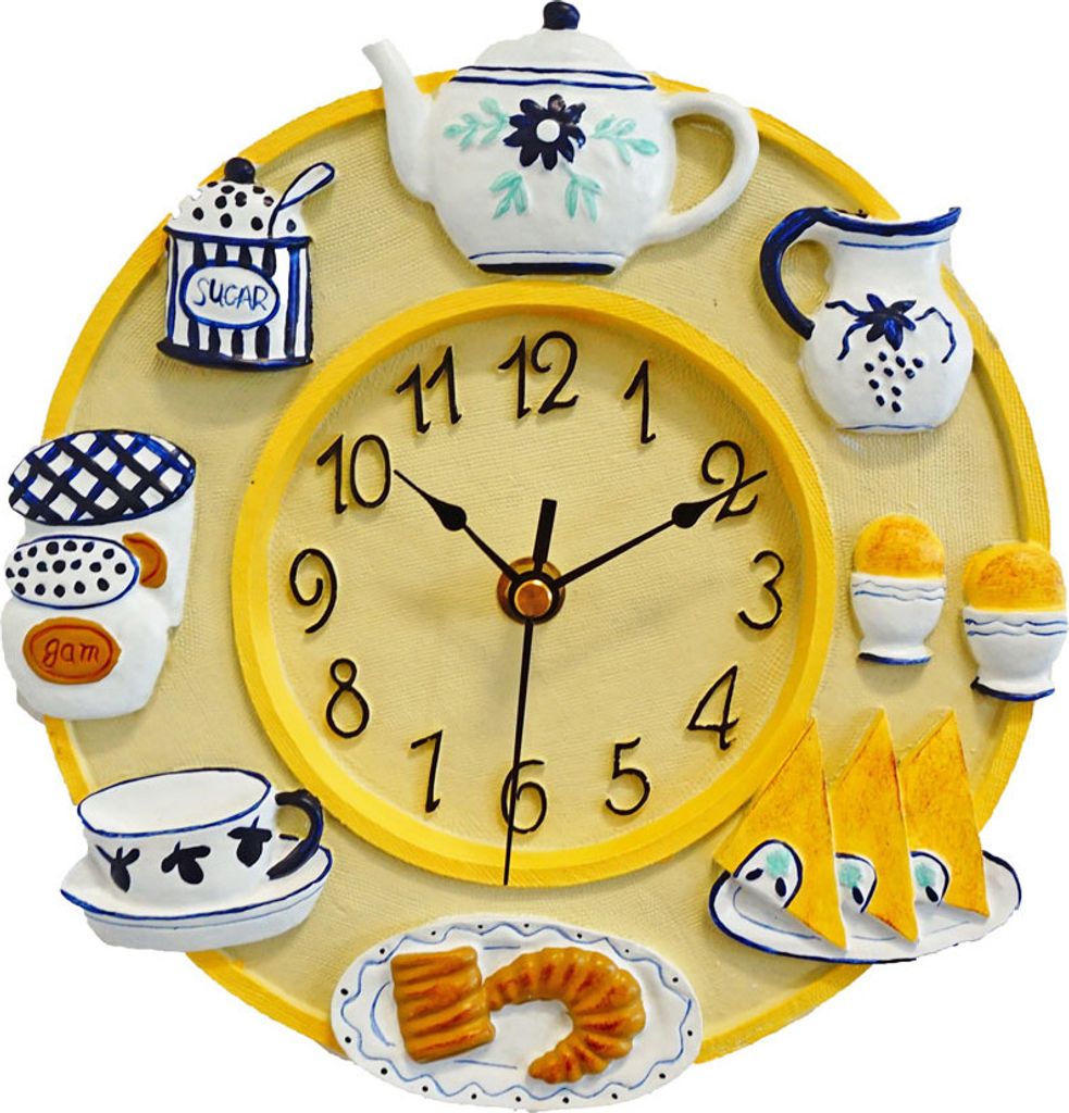 abc HOME | Wanduhr Küche | Dekorativ | Quarzuhrwerk | 22 cm Produktbild 