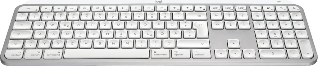 Clavier Logitech MX Keys S for Mac Bluetooth touches silencieuses Gris