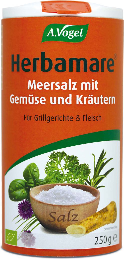 Trocomare Herbamare Meersalz mit Gemüse und Kräutern, 250 g Salz
