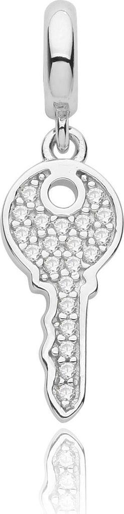 Süßer 925 Sterling Silber (Rhodiniert) Damen - Anhänger mit Zirkonia - 23mm*6mm; TRS33064