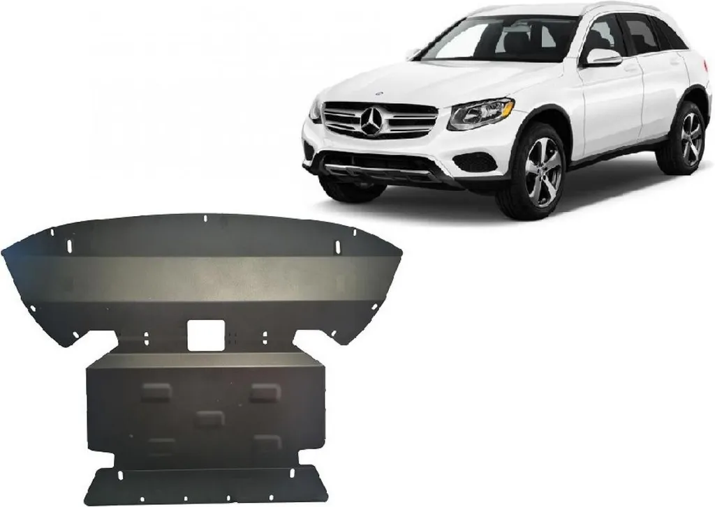 Protection anti-encastrement en acier pour moteur Mercedes GLC X253