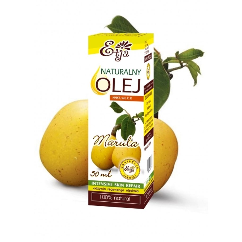 Etja Naturkosmetik Bio-Marulaöl - Kaltgepresstes 50 ml Hautpflegeöl für Gesicht, Körper & Haare