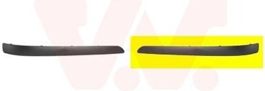 VAN WEZEL 0649554 - OE 5112 7030 604 Zierleiste, Stoßstange, hinten rechts für 3er (E46)