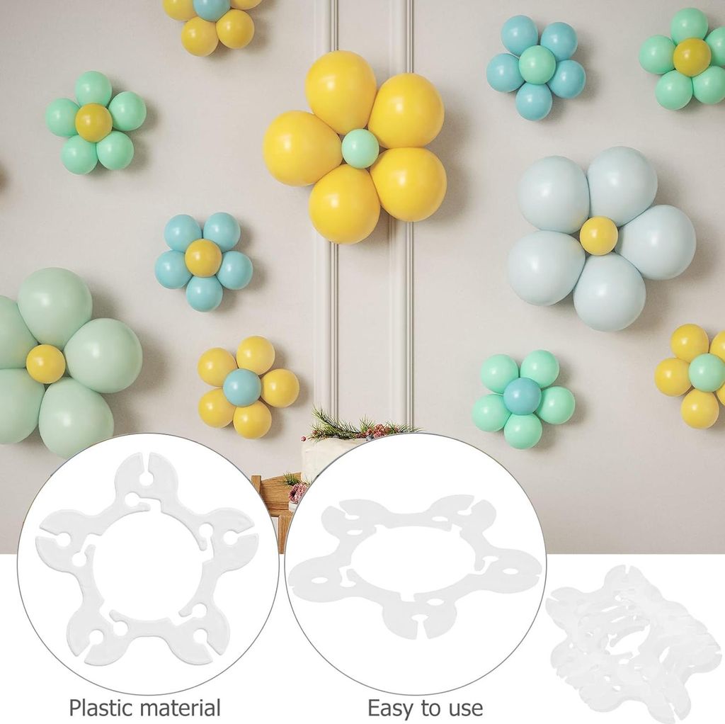 Ballon Verschluss 50 Stück, Luftballon Halter Für Einfache Gestaltung, Ballonbogen Perfekt Für Jubiläum Und Baby Shower
