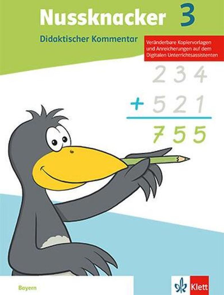 Nussknacker 3. Didaktischer Kommentar mit Beileger "Testen und Fördern kompakt" Klasse 3. Ausgabe Bayern