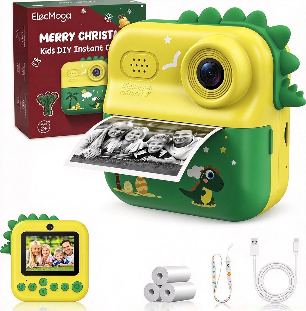 Macchina fotografica istantanea per bambini, con stampa Immagine del prodotto 