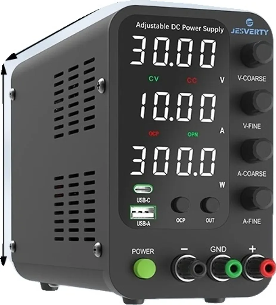 Alimentation stabilisée 30V 10A haute puissance avec affichage digital