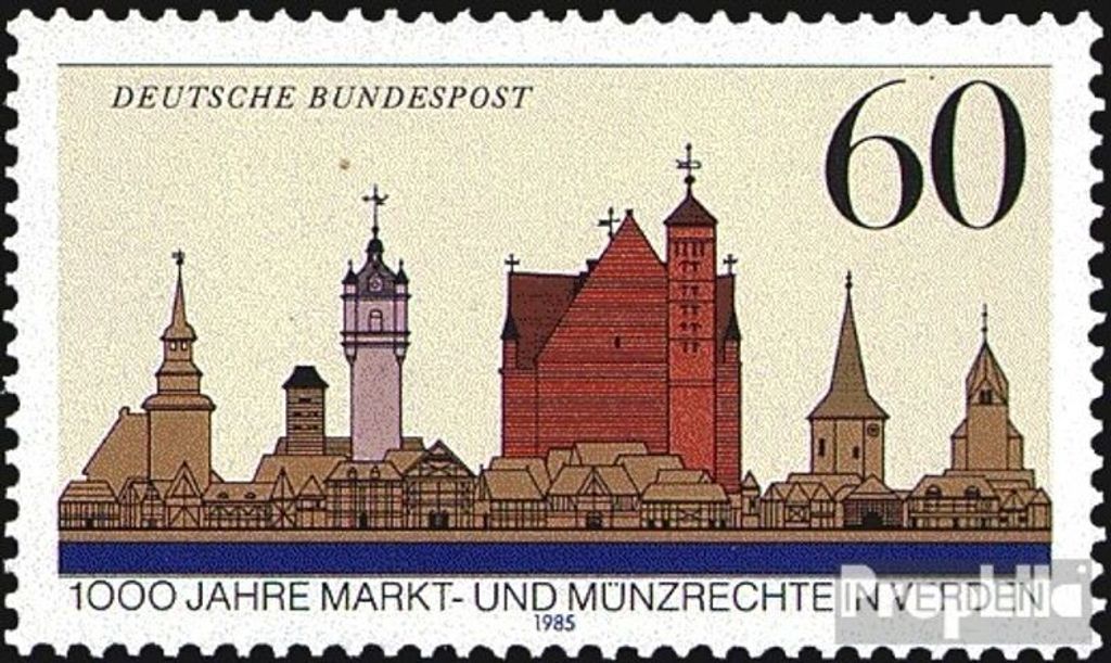 Briefmarken BRD (BR.Deutschland) 1985 Mi 1240 (kompl.Ausgabe) postfrisch 1000 Jahre Markt- und Münzrechte in Verden