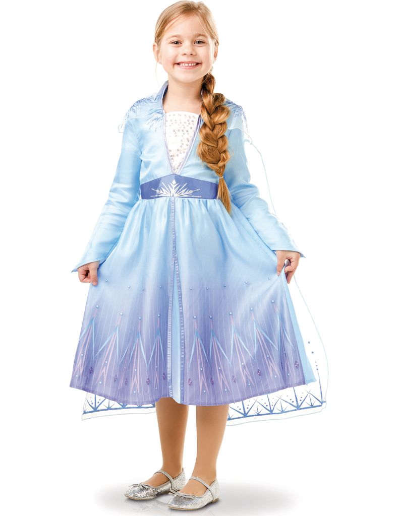 Frozen Die Eiskönigin Tüllkleid Sommerkleid Anna Elsa Blau 98 104 116 128 140 