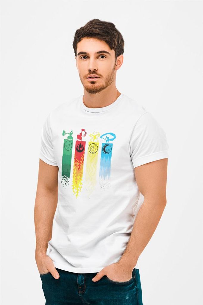 D&B Uni Polo AN00002_ The Last Airbender_Weiß-Größe 4XL