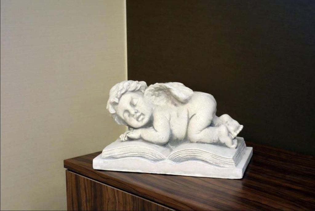 Grabengel Engel Schutzengel Figur Statue Grabschmuck Deko Engelfigur Grab 17cm