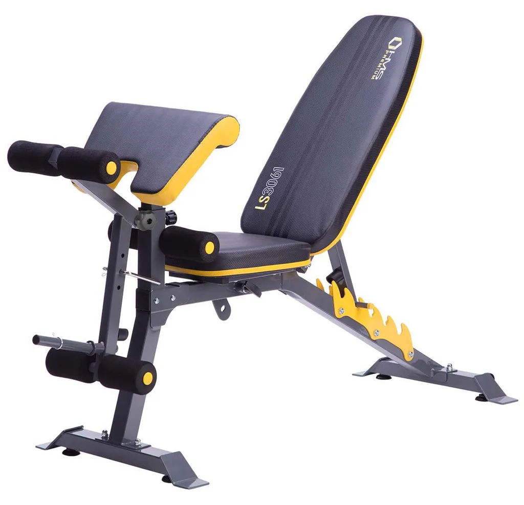Banc de musculation pliable HMS Premium LS3050 multifonction réglable - 12