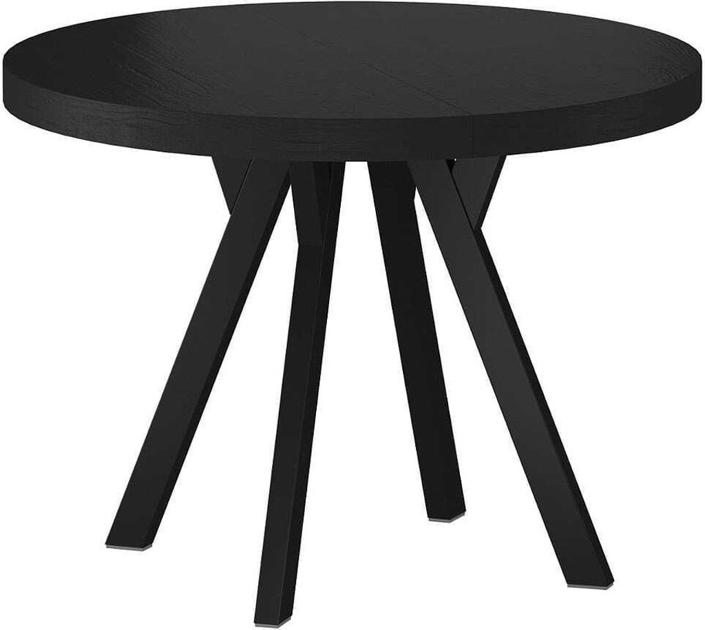 Design Esstisch GS-999 rund Echtholzfurnier ausziehbar Esszimmer