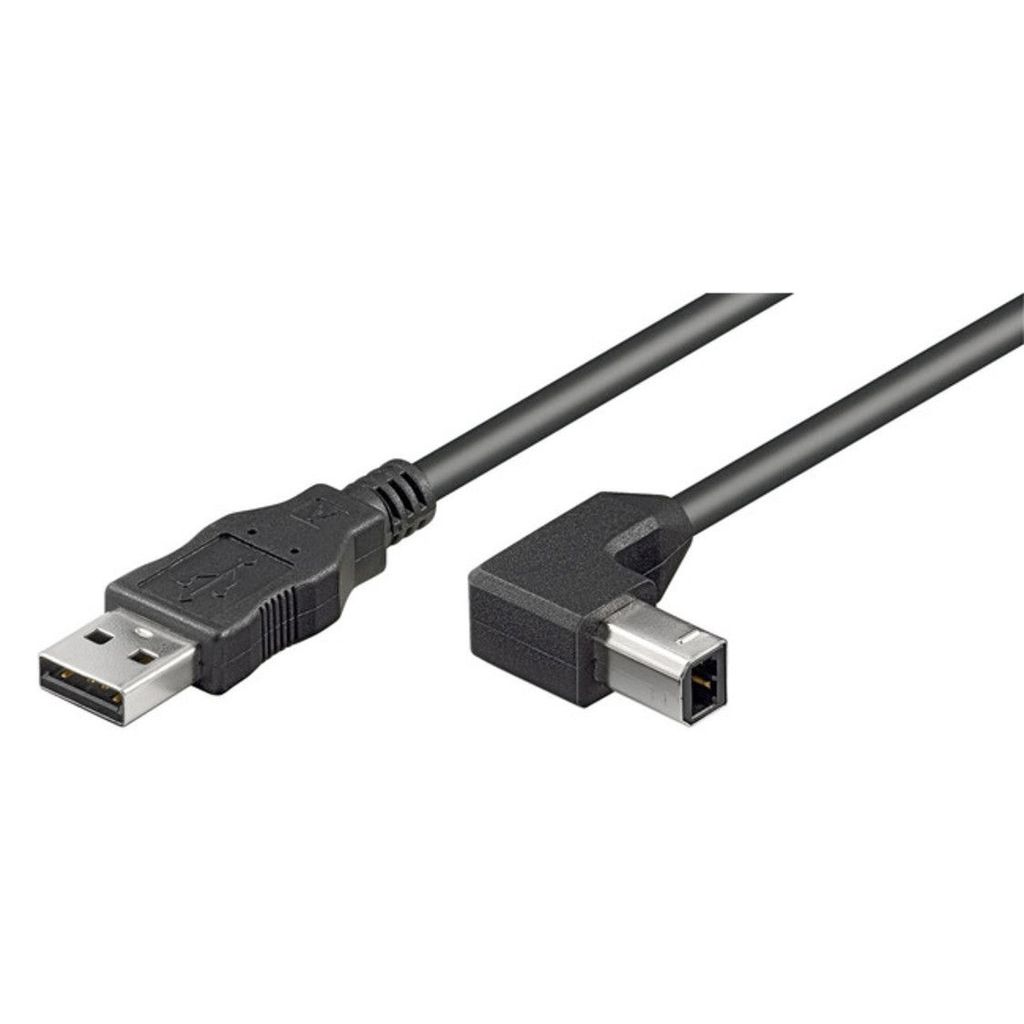 Wentronic Goobay USB 2.0 Hi-Speed Kabel, Schwarz, 1 m Produktbild 