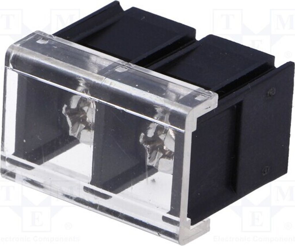 1x Klemmleiste für 4mm2 DG58C-B-02P-13-00A(H) Klemmleisten für Wege: 2 gerade 10mm