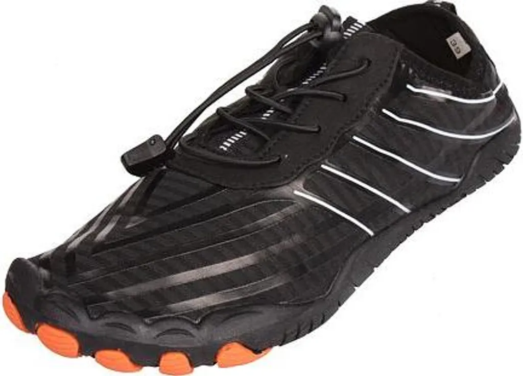 Aquashoes Caraïbes noires pointure 42 : chaussures de plage antidérapantes