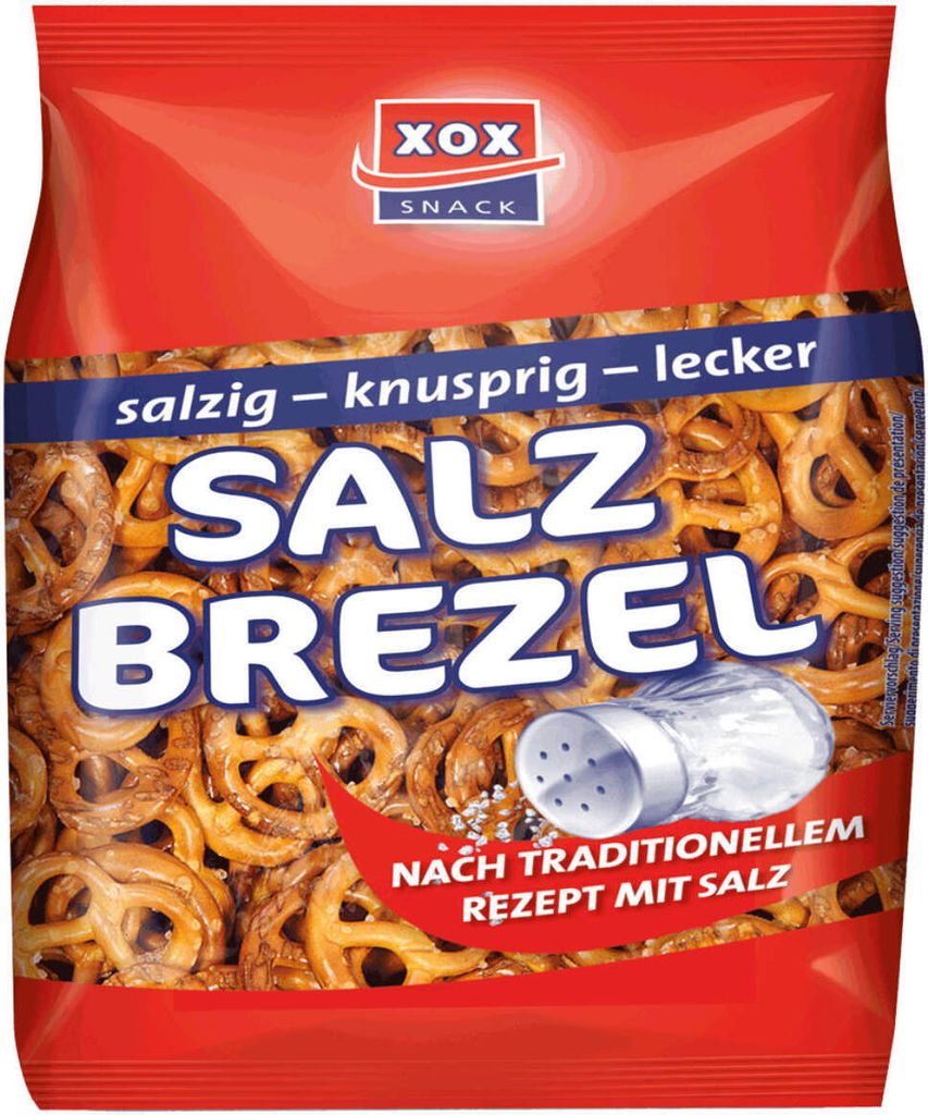 XOX Solené preclíky křupavé lahodné preclíky se solí 175g Obrázek produktu