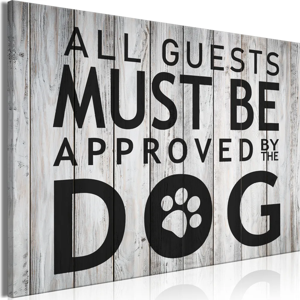 Tela Moderna Cane 120x80 m-C-0464-b-a - Arredo Pareti Amanti Animali