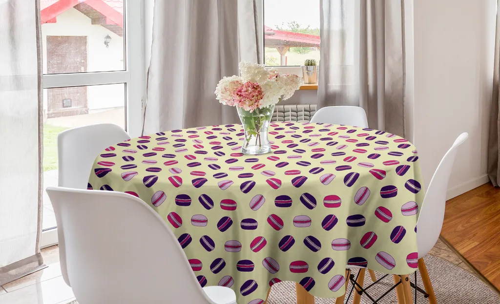Tovaglia Rotonda Instagrammabile 150 cm - ABAKUHAUS Macarons Pastel