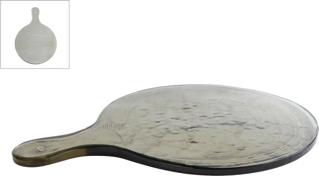 Plateau apéro Bob 40cm avec dessous de verre - Design fun en plastique