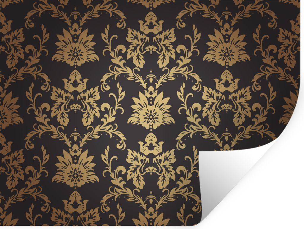MuchoWow Wandtattoo Wandsticker Wandaufkleber Blumen - Licht - Vintage 160x120 cm Selbstklebend und Repositionierbar - Selbstklebend - Fototapeten
