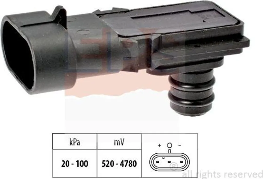 Capteur de Pression d'Air Altitude compatible Dacia Sandero et Lodgy