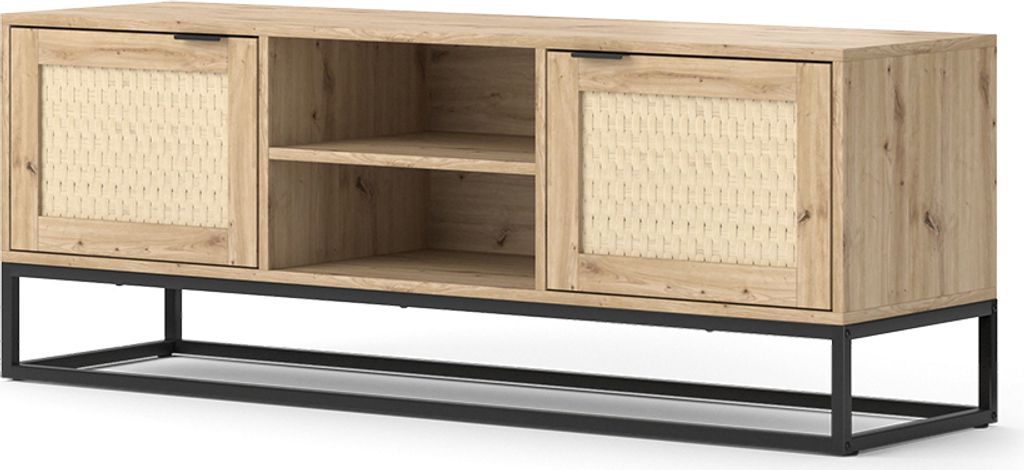 Lowboard Vicco Natal Sonoma 140 x 52.5 cm mit 2 Türen, Produktbild 