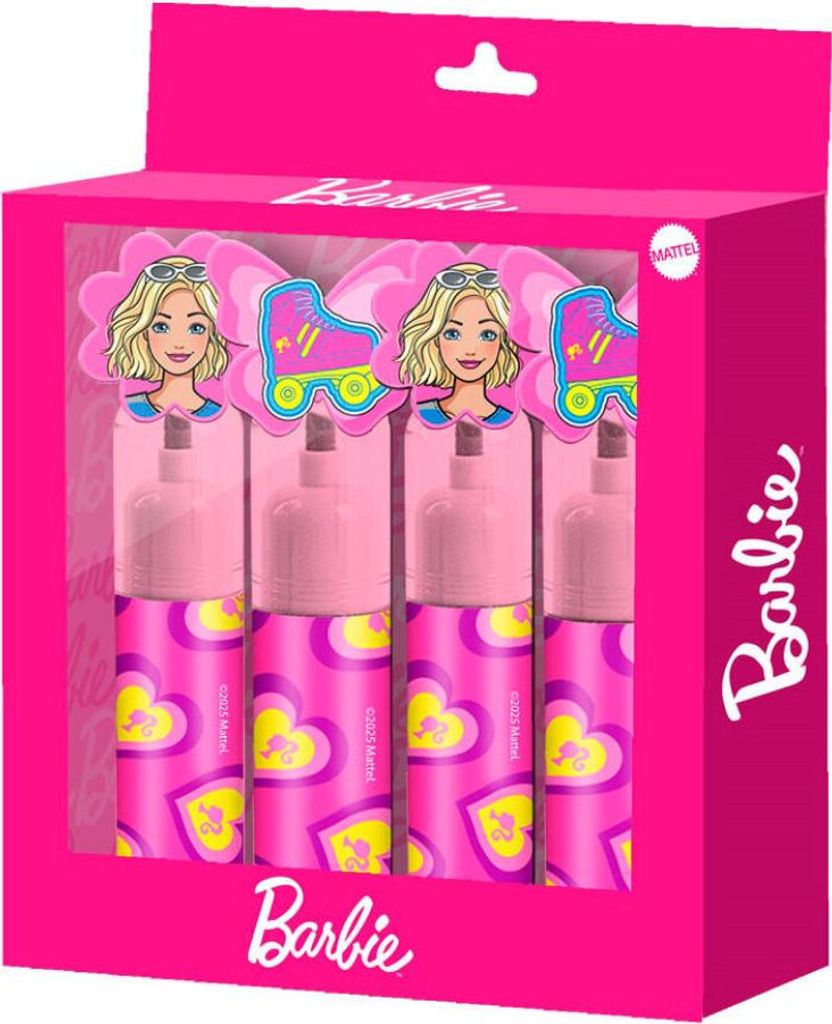 Barbie Filzstifte 4er Set im Blister