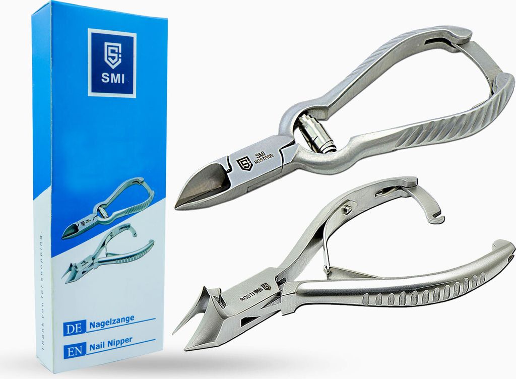 SMI Nagelzange 2tlg Fußnagelzange kopfschneider Produktbild 