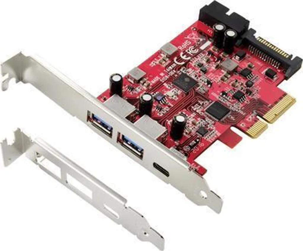Scheda USB PCIe Renkforce RF-4541492 - 5 Porte per PC Desktop