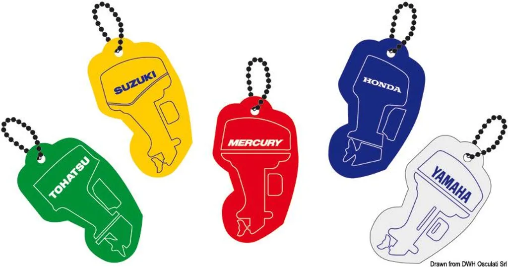 Porte-clés Honda pour motards - Lot de 10 pièces idéal pour vos clés