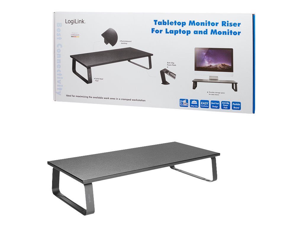 Stojan na notebook LogiLink BP0065 čierny Obrázok produktu 