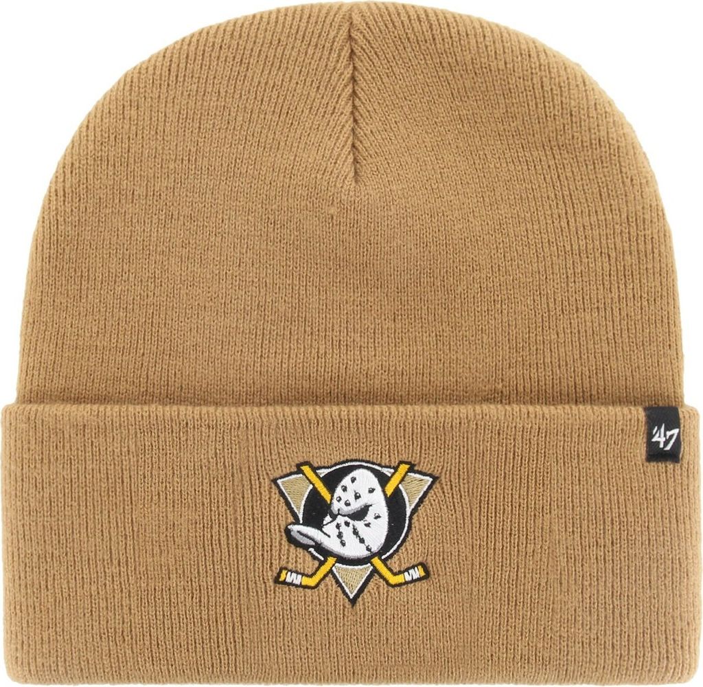 47 Brand Wintermütze - HAYMAKER Anaheim Ducks camel beige