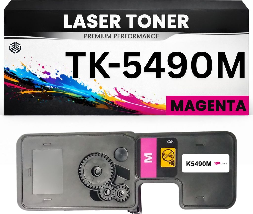 Toner TK-5490M Magenta hochwertige Kyocera alternative TK5490M Premium & für Kyocera ECOSYS PA2101cwx, PA2101cx, MA2101cfx, MA2101cwfx