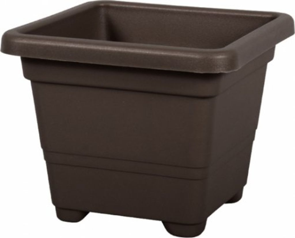 Plastový kvetináč Quadrato 38x38x30 cm hnedý Obrázok produktu 