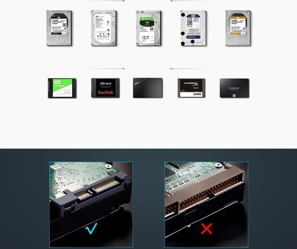 UGREEN Externý kryt pevného disku pre 3,5-Zoll-SATA Obrázok produktu 42