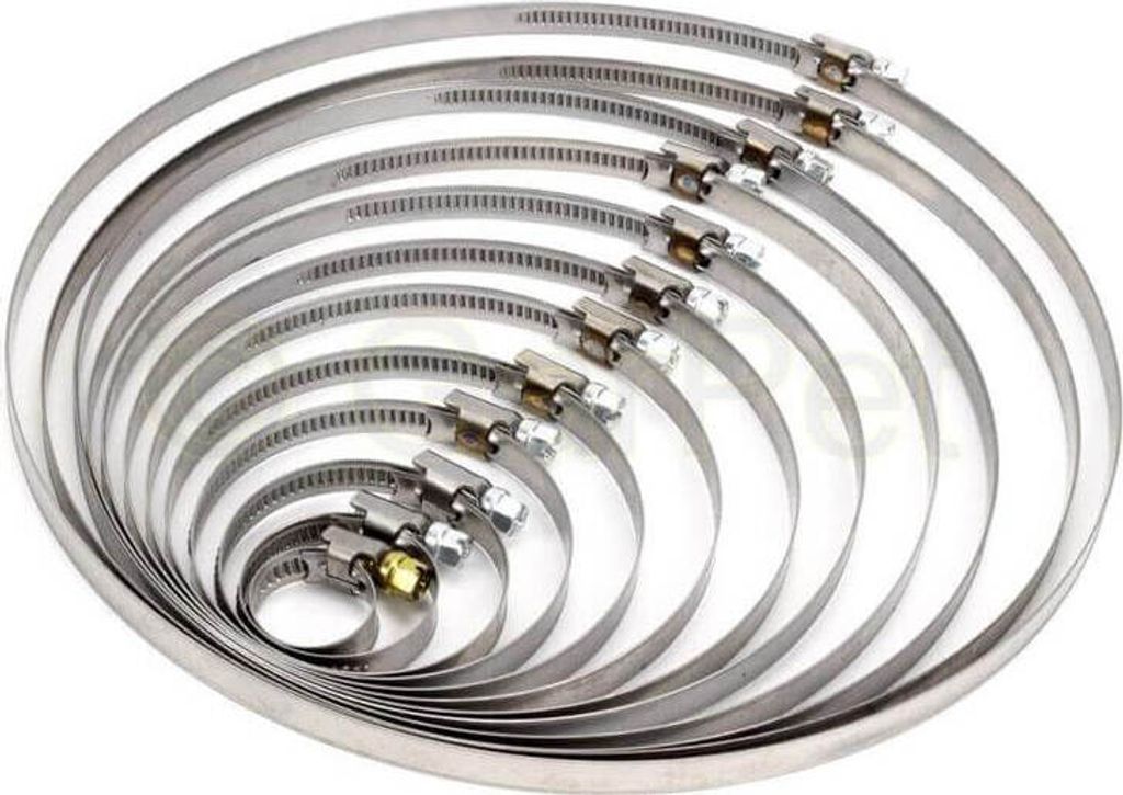 Edelstahl Schlauchschelle 170-190 mm 1 St.