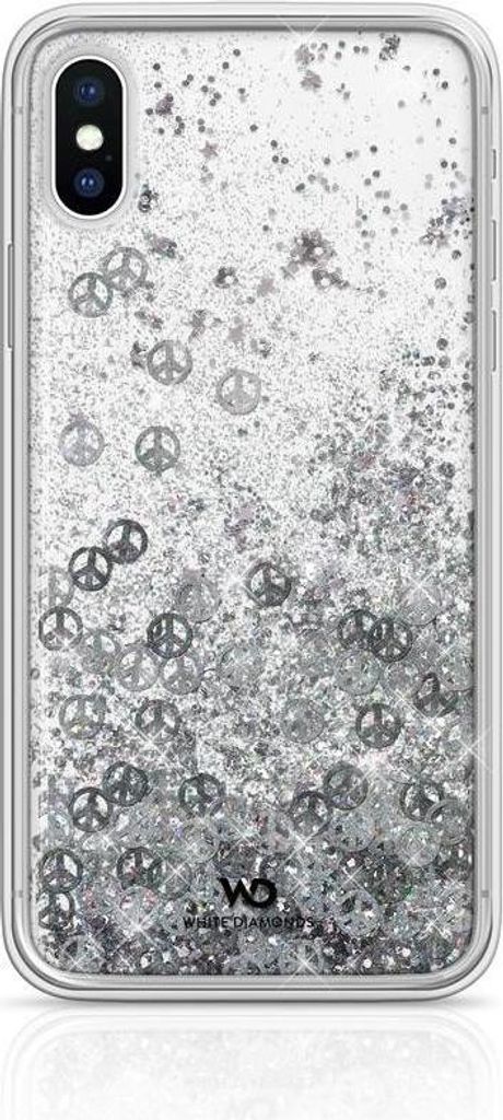 White Diamonds Sparkle Handy-Schutzhülle 14,7 cm (5.8") Cover Silber, Transparent
