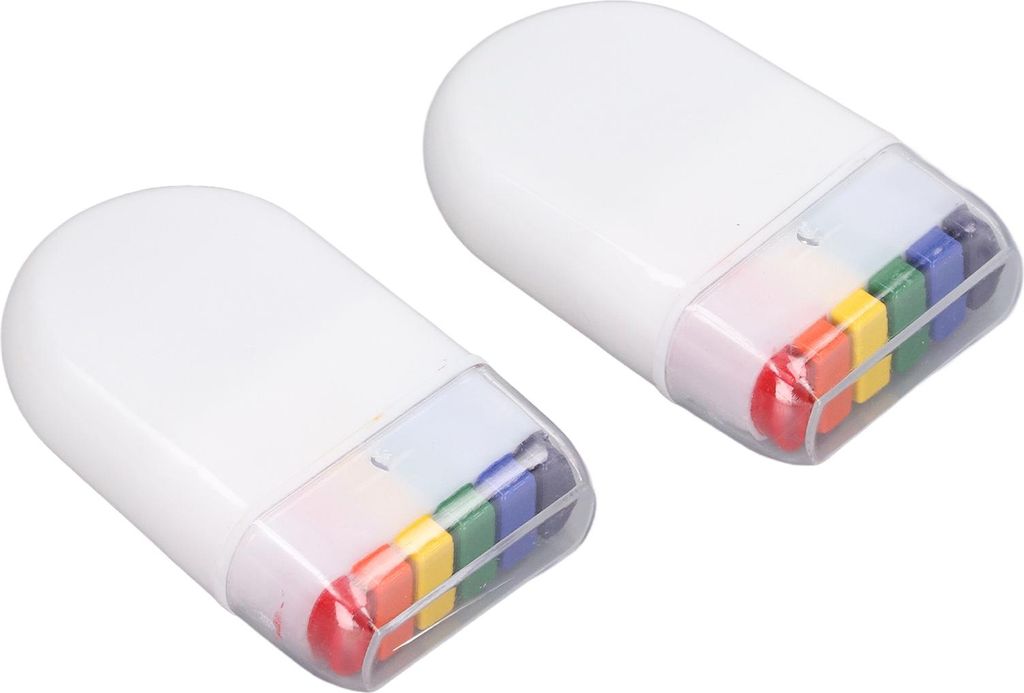 2pcs Flagge Gesichtsfarbe 6 Farben Regenbogenstreifen -Fan -Pinsel -Stick Körper für Festivals Feierparty