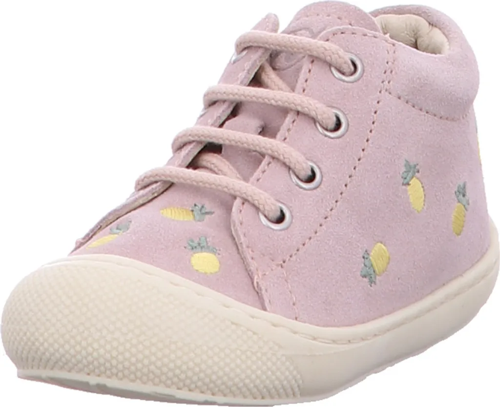 Naturino Cocoon Cipria Ananas 22 : Chaussures Premiers Pas en Cuir Souple