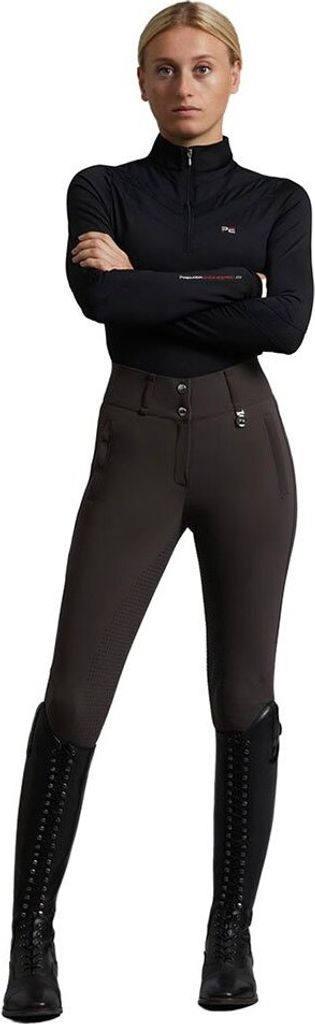 Premier Equine Carapello Vollbesatz Gel Reithose Schwarz 32 Schwarz 32