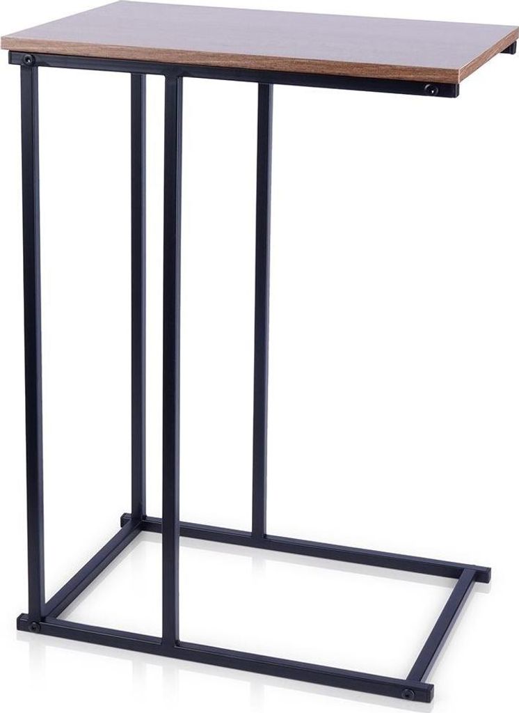 Industrieller Lofttisch aus schwarzem Metall für Produktbild 