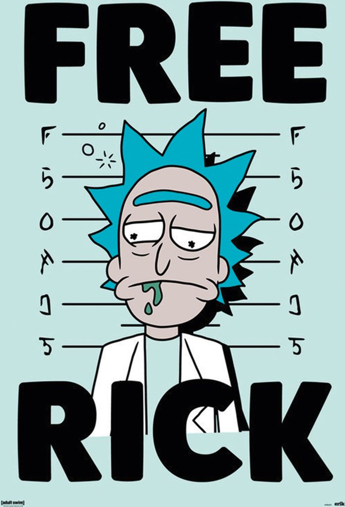 Poster rick und morty frei rick