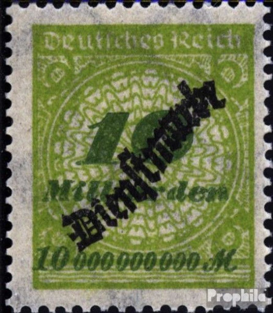 Briefmarken Deutsches Reich 1923 Mi D86 gestempelt Dienstmarken