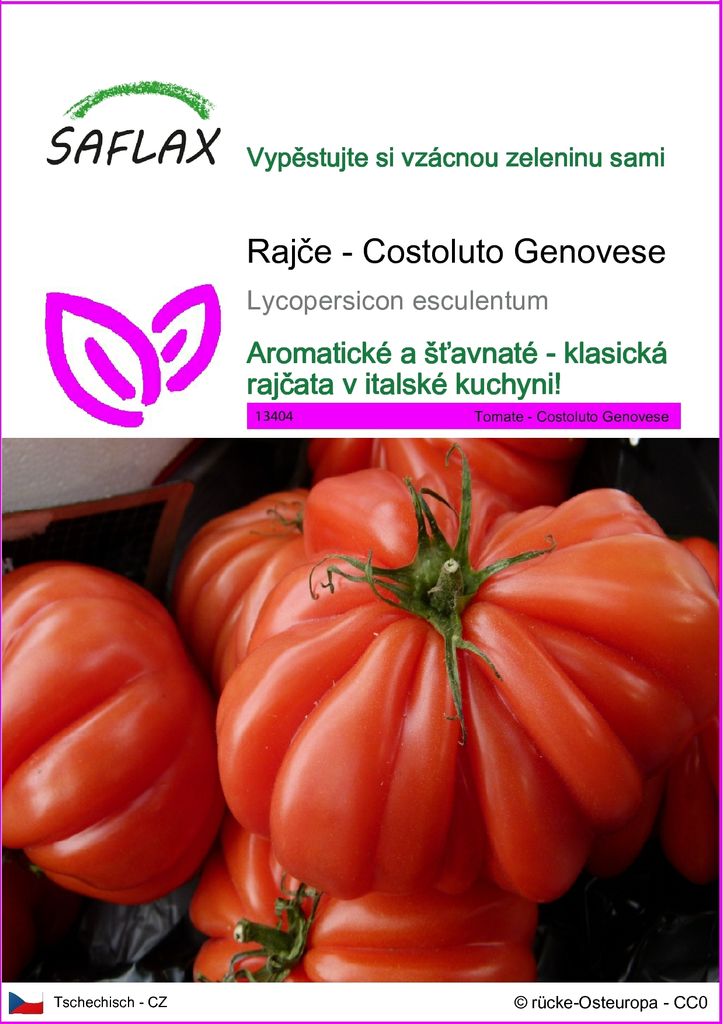 SAFLAX - Rajče - Costoluto Genovese - Lycopersicon Obrázek produktu 