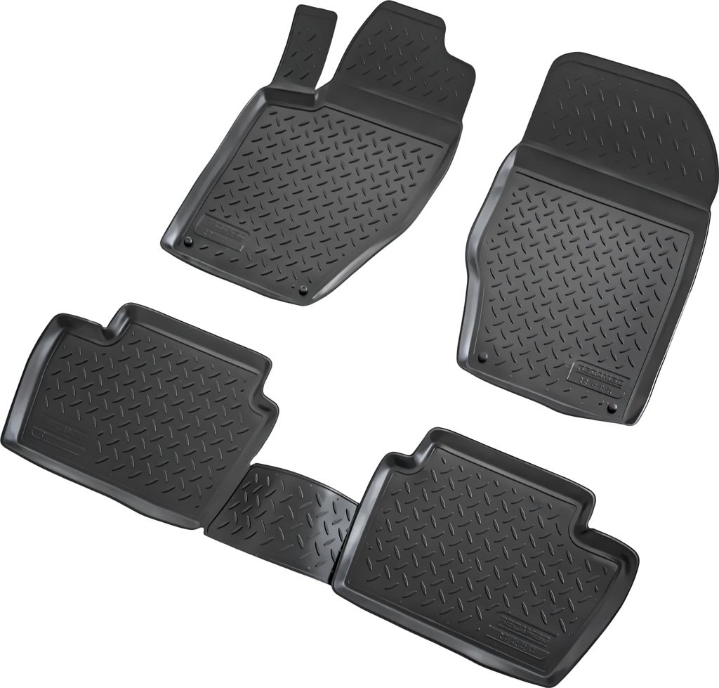 3D Gummi Fussmatten passend für Peugeot 308 | BJ 2007-2013 | passgenau