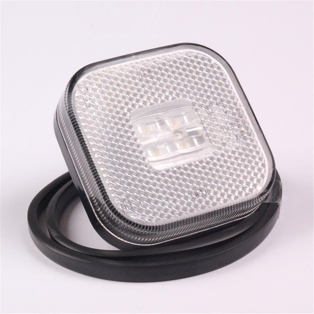 LED Begrenzungsleuchte 12-36V, schwarz, 62x62mm, Produktbild 